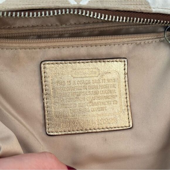 Coach Penelope Shantung Textured Signature Fabric Mini Hobo - Picture 9 of 15